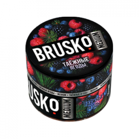 Бестабачная смесь BRUSKO Medium - Таёжные ягоды 50 гр
