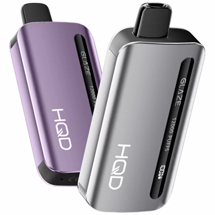 (М) Одноразовая электронная сигарета HQD Glaze 12000 - Ананас